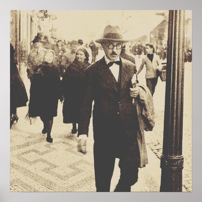 Poster Ruas em Lisboa (Fernando Pessoa) (Frente)