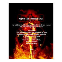 RUAS. GERTRUDE PRAYER CRUCIFIXION HOLY TRINITY