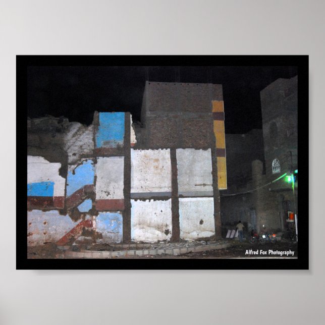 Poster Ruas secundárias de Luxor (Frente)