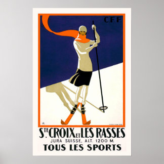 Poster Ruas. Suiça Croix