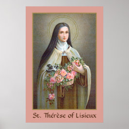 Poster Ruas. Terese de Lisieux, a Pequena Flor (BJE 01)