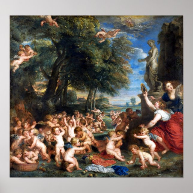 Poster Rubens - Adoração a Vênus (Frente)