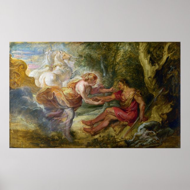 Poster Rubens - Aurora raptando Cephalus (Frente)