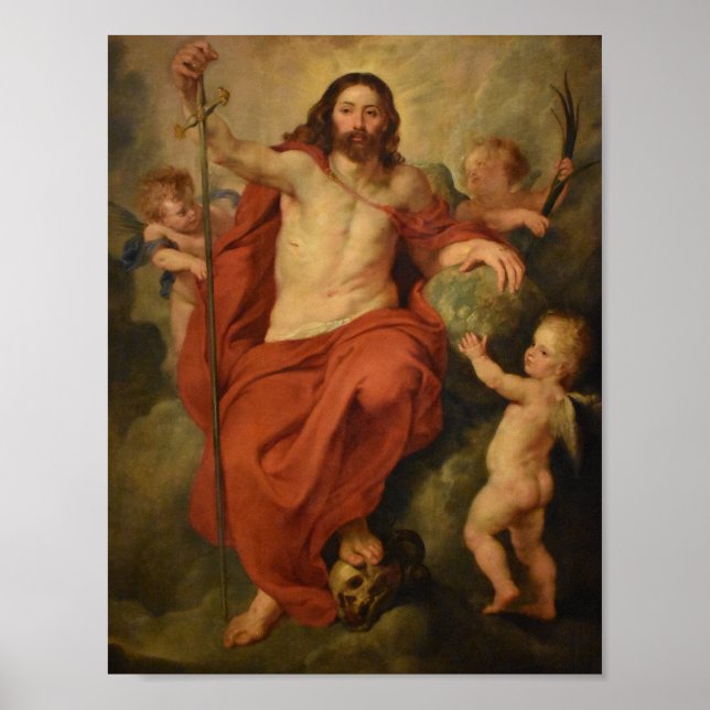 Poster Rubens - Cristo triunfa sobre morte e sin (Frente)