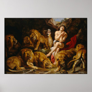 Poster Rubens - Daniel In Lions'Den