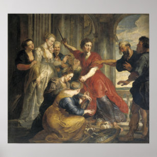 Poster Rubens - Descoberta de Aquiles. Ulisses, Diomedes.