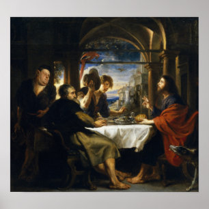 Poster Rubens - Janto Em Emmaus 1638