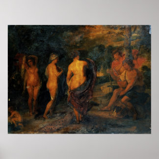 Poster Rubens - Julgamento de Paris