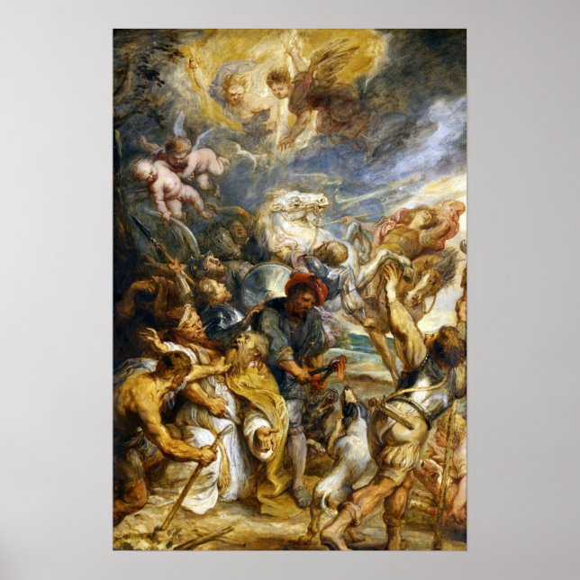 Poster Rubens - Martírio de São Livino (Frente)