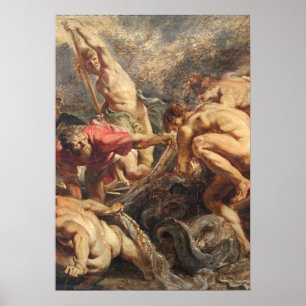 Poster Rubens - O Esboço Miraculoso dos Peixes
