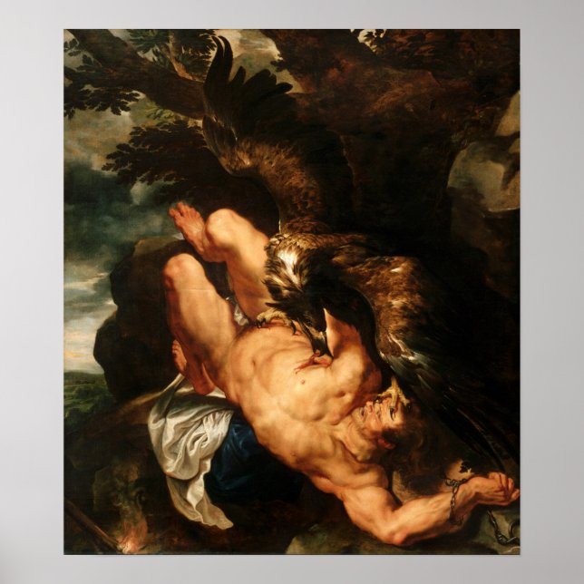 Poster Rubens - Prometheus Bound (Frente)