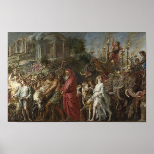 Poster Rubens - Um triunfo romano (Frente)