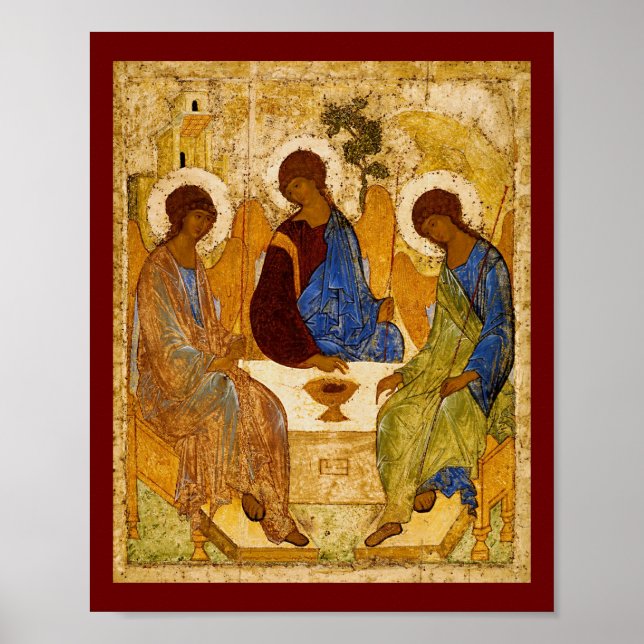 Poster Rublev Trinity at the Table (Frente)