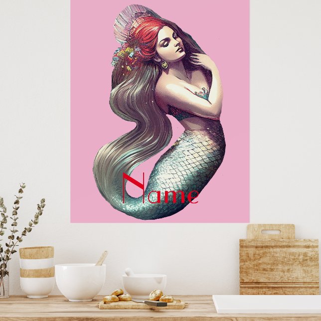 Poster Rubor_Cove da Bela Sereia da Redhead (Cozinha)