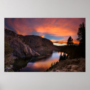 Pôster Ruby Lake Sunset - John Muir Trail - Sierra Nevada