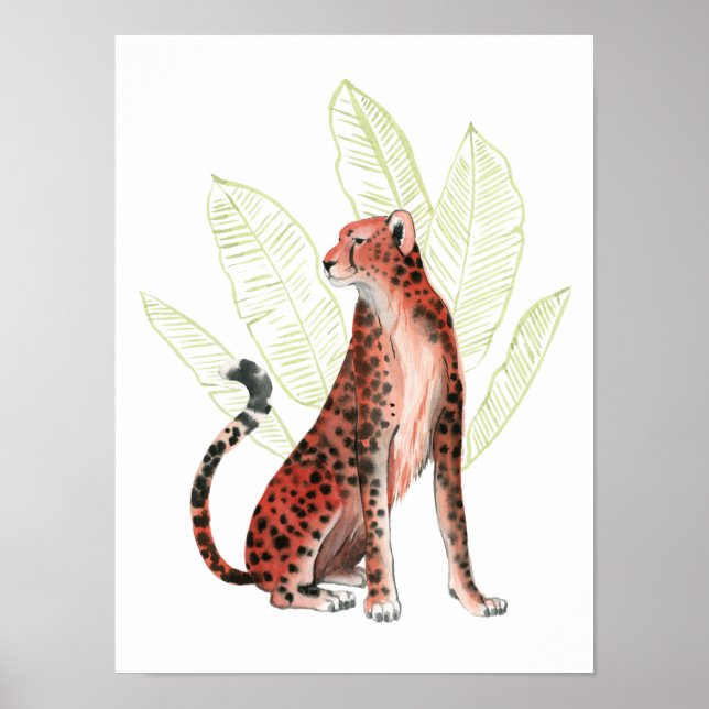 Poster Ruby Runner Leopard (Frente)