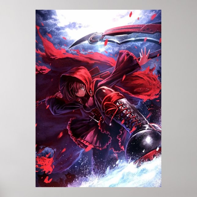 Poster Ruby RWBY (Frente)