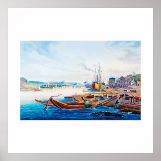 Poster Rüdesheim, Alemanha 01A