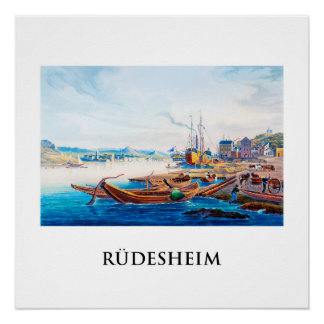 Pôster Rüdesheim, Alemanha 01B