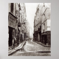 Rue Aumaire, da Rue Volta, Paris, 1858-78