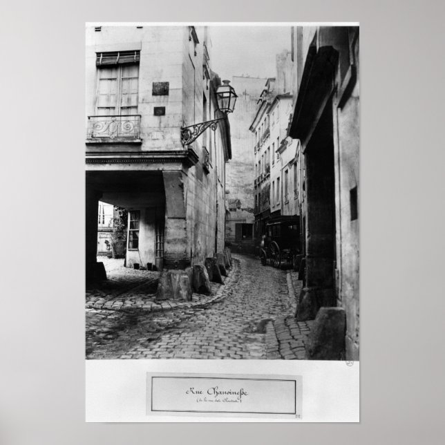Poster Rue Chanoinesse, da Rue des Chantres, Paris (Frente)