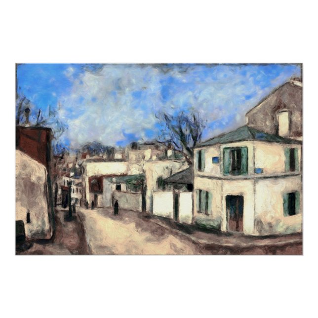 Pôster Rue de l'abreuvoir à Paris.  (Frente)