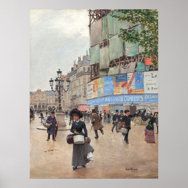Poster Rue du Havre - Jean Béraud Fine Art (Frente)