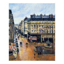 Rue Santo-Honoré à tarde Camille Pissarro