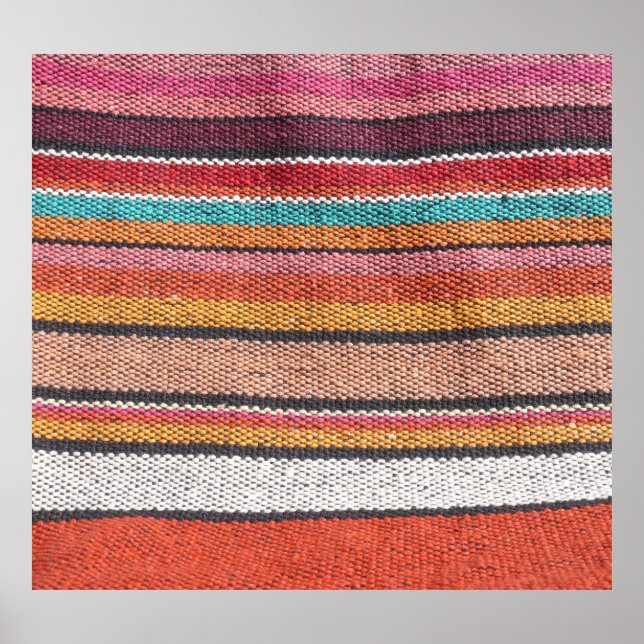Poster Rug Richness: Texturas mexicanas no Peru (Frente)