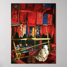 Poster Rug Weavers marroquino