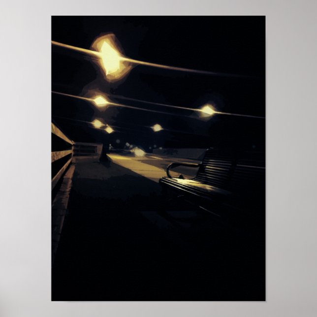 Poster Rugas na Noite (Frente)