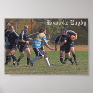 Poster Rugby de Roanoke - chamada de Ben