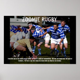 POSTER RUGBY DE ZOOMIE