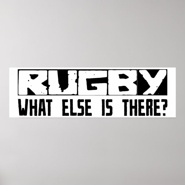 Pôster Rugby, O Que Mais Há? (Frente)