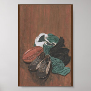 Poster Rugby Vintage
