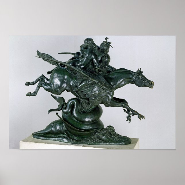 Pôster Ruggiero e Angelica (Frente)