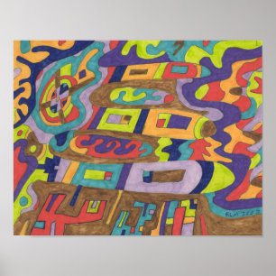 Pôster Ruído alegre 14x11