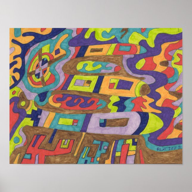 Pôster Ruído alegre 14x11 (Frente)