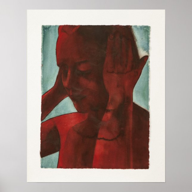 Poster Ruído vermelho de um segundo (Frente)