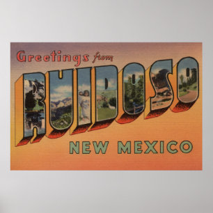 Pôster Ruidoso, New mexico - grandes cenas da letra