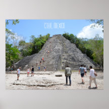 Ruínas da Pirâmide de Coba Riviera Maya México