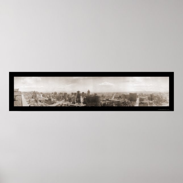 Pôster Ruínas de São Francisco Foto 1906b (Frente)