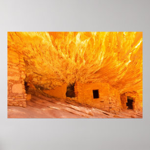 Poster Ruínas do indiano de Anasazi