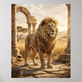 Poster Ruínas do Leão de Folha de Ouro