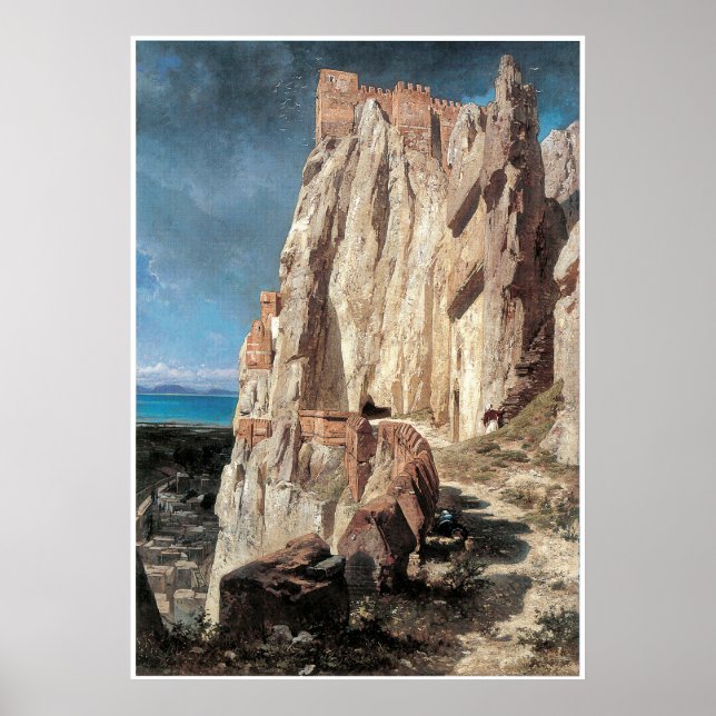 Poster Ruínas do Palácio de Asraf, Jules Laurens (Frente)