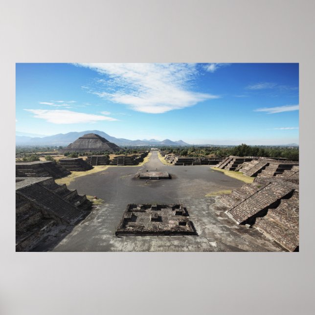 Poster Ruínas do Teotihuacan (Frente)