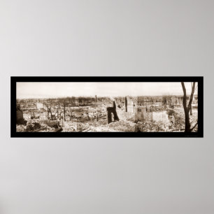 Pôster Ruínas na foto maciça 1908 de Chelsea