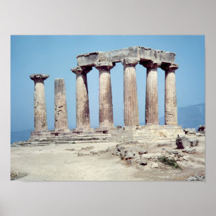 Poster Ruins of the Temple of Apollo, c.550 BC