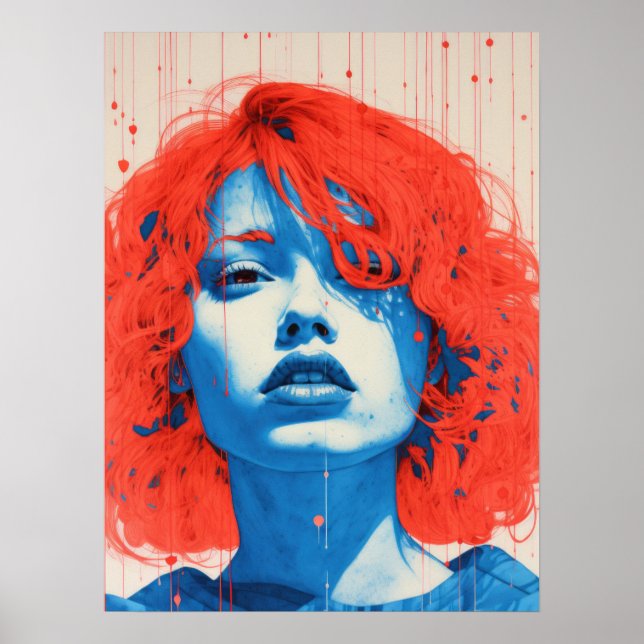 Poster Ruiva Encantadora (Frente)