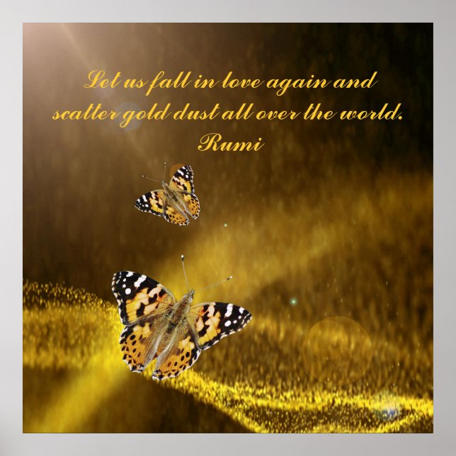 Pôster Rumi Cai no amor de novo (Frente)